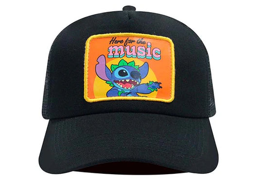GORRA LILO & STITCH HERE FOR THE MUSIC NEGRO