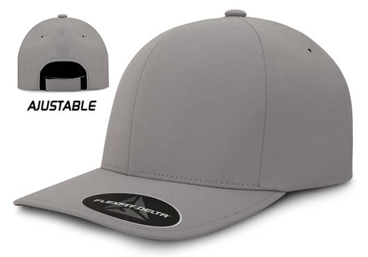 GORRA FLEXFIT DELTA 180A GRIS CLARO