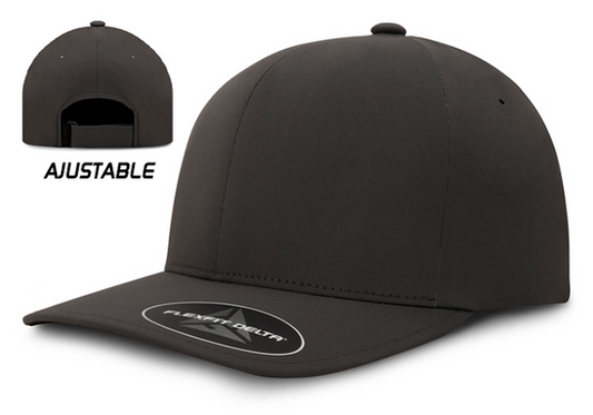 GORRA FLEXFIT DELTA 180A GRIS OSCURO