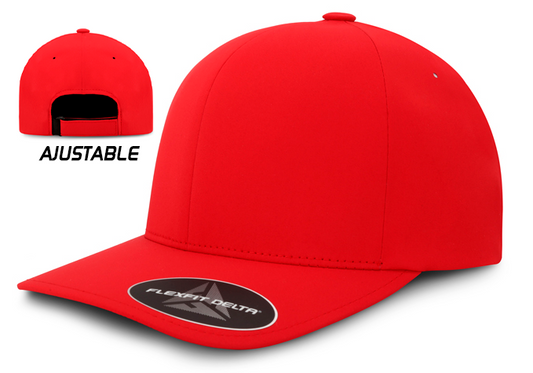 GORRA FLEXFIT DELTA 180A ROJA