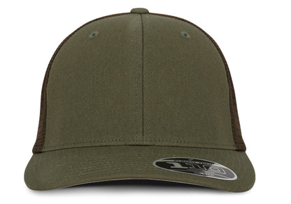 Gorra Flexfit 110M Mesh Verde Oliva Malla