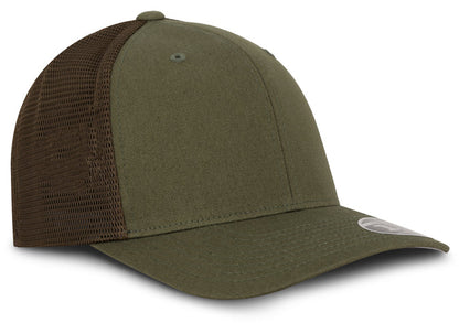 Gorra Flexfit 110M Mesh Verde Oliva Malla