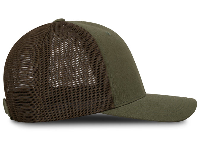 Gorra Flexfit 110M Mesh Verde Oliva Malla