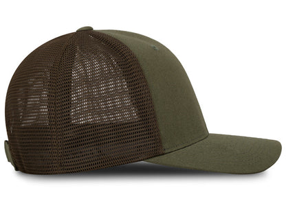 Gorra Flexfit 110M Mesh Verde Oliva Malla