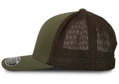 Gorra Flexfit 110M Mesh Verde Oliva Malla