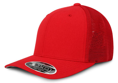 Gorra Flexfit 110M Mesh Rojo Malla