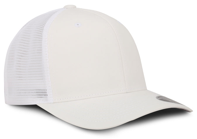 Gorra Flexfit 110M Mesh Blanca Malla