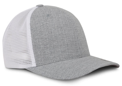 Gorra Flexfit 110MT Mesh Melange/Blanco Malla