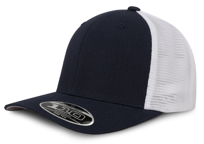 Gorra Flexfit 110MT Mesh Navy/Blanco Malla