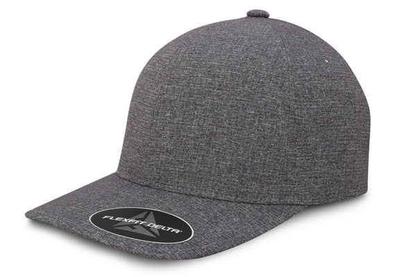 GORRA FLEXFIT DELTA 180A CARBON GRIS OSCURO