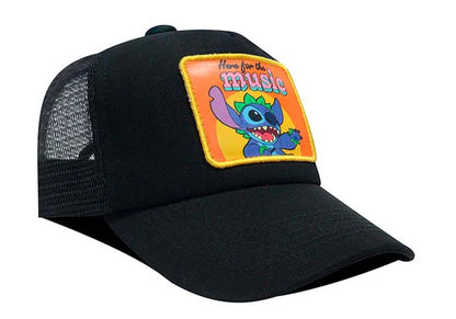 GORRA LILO & STITCH HERE FOR THE MUSIC NEGRO