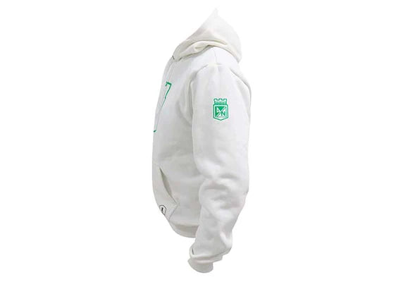 HOODIE ATLÉTICO NACIONAL OFICIAL CONMEBOL LIBERTADORES SILUETA BLANCO